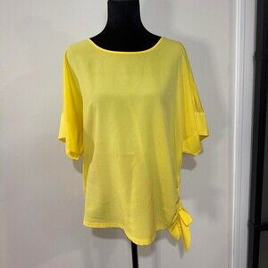 Marc New York Women's Yellow Crop-top